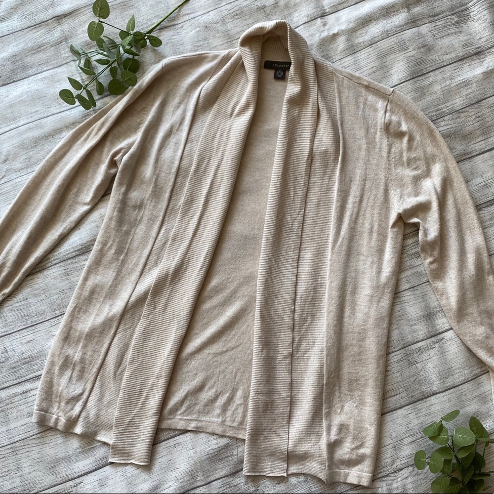 Open front Cream Cardigan